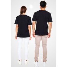 Darkhane Iş Kadını Tarzı Siyah Unisex Tişört T-Shirt