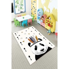 Pelangi Desenli Renkli Dijital Baskı Yıkanabilir Kaymaz Taban Modern Çocuk Halısı ve Yolluk.