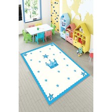 Pelangi Desenli Renkli Dijital Baskı Yıkanabilir Kaymaz Taban Modern Çocuk Halısı ve Yolluk.