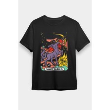 Darkhane Yay Burcu Siyah Unisex Tişört T-Shirt