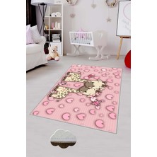 Pelangi Desenli Renkli Dijital Baskılı Yıkanabilir Kaymaz Taban Modern Mutfak Halısı (Süngersiz)