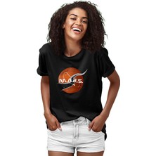 Darkhane Mars Siyah Unisex Tişört T-Shirt