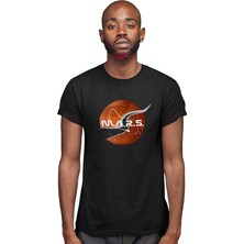 Darkhane Mars Siyah Unisex Tişört T-Shirt