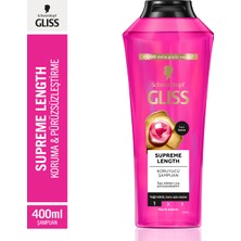 Schwarzkopf Gliss Supreme Length Koruyucu Şampuan 400 Ml