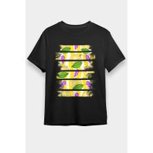 Darkhane Limon Siyah Unisex Tişört T-Shirt