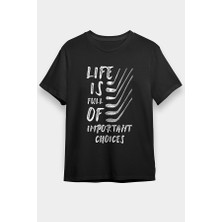 Darkhane Golf Siyah Unisex Tişört T-Shirt