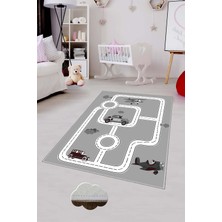 Pelangi Desenli Renkli Dijital Baskılı Yıkanabilir Kaymaz Taban Modern Mutfak Halısı (Süngersiz)