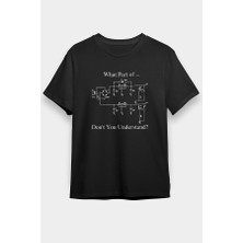 Darkhane Elektrik Mühendis Siyah Unisex Tişört T-Shirt