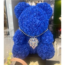 Özel Tasarım El Yapımı Teddy Rose Bear Güllü Ayıcık 35 cm