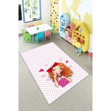 Pelangi Desenli Renkli Dijital Baskı Yıkanabilir Kaymaz Taban Modern Çocuk Halısı ve Yolluk.