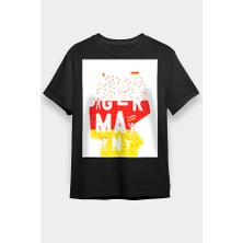 Darkhane Almanya Siyah Unisex Tişört T-Shirt