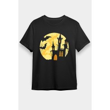 Darkhane Halloween Cadılar Bayramı Siyah Unisex Tişört T-Shirt