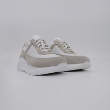 Trust Shoes Bej Erkek Bağcıklı Spor Ayakkabı