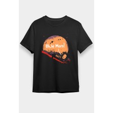Darkhane Mars Siyah Unisex Tişört T-Shirt