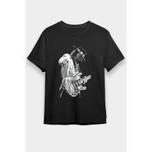 Darkhane Gitarist Siyah Unisex Tişört T-Shirt