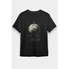 Darkhane Mars Fiziksel Özellikleri Siyah Unisex Tişört T-Shirt