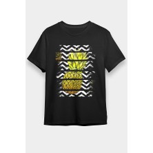 Darkhane Ananas Siyah Unisex Tişört T-Shirt