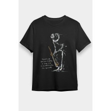 Darkhane Müzisyen Siyah Unisex Tişört T-Shirt
