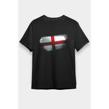 Darkhane Ingiltere - England Siyah Unisex Tişört T-Shirt