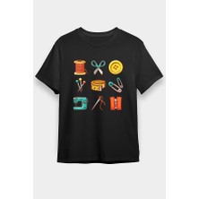 Darkhane Terzi Siyah Unisex Tişört T-Shirt