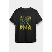 Darkhane Dna Bahçe Siyah Unisex Tişört T-Shirt