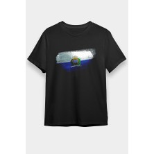 Darkhane San Marino Siyah Unisex Tişört T-Shirt