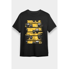 Darkhane Boo! Baykuş Siyah Unisex Tişört T-Shirt