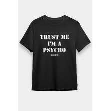 Darkhane Psikolog Siyah Unisex Tişört T-Shirt