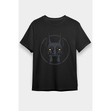 Darkhane Hayalet Doberman Siyah Unisex Tişört T-Shirt