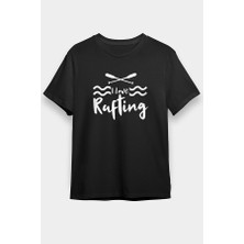 Darkhane Rafting Siyah Unisex Tişört T-Shirt