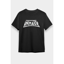 Darkhane Animatör Siyah Unisex Tişört T-Shirt