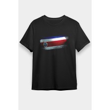 Darkhane Kosta Rika - Costa Rica Siyah Unisex Tişört T-Shirt