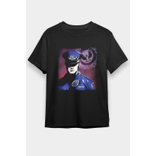 Darkhane Polis Siyah Unisex Tişört T-Shirt