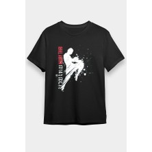 Darkhane Muay Thai Siyah Unisex Tişört T-Shirt
