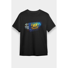 Darkhane Saint Pierre ve Miquelon Siyah Unisex Tişört T-Shirt