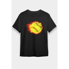 Darkhane Tenis Siyah Unisex Tişört T-Shirt