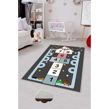 Pelangi Desenli Renkli Dijital Baskılı Yıkanabilir Kaymaz Taban Modern Mutfak Halısı (Süngersiz)