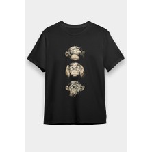 Darkhane Görmedim Duymadım Bilmiyorum Siyah Unisex Tişört T-Shirt