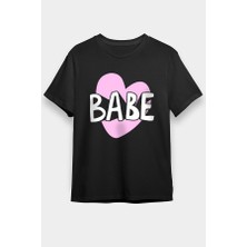 Darkhane Baba Kalpli Siyah Unisex Tişört T-Shirt