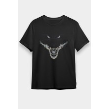 Darkhane Kızgın Kurt Siyah Unisex Tişört T-Shirt