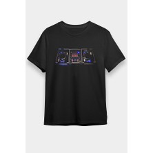 Darkhane Dj Keyboard Siyah Unisex Tişört T-Shirt