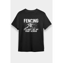 Darkhane Eskrim Siyah Unisex Tişört T-Shirt
