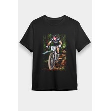 Darkhane Bisiklet Siyah Unisex Tişört T-Shirt