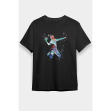 Darkhane Handball Siyah Unisex Tişört T-Shirt