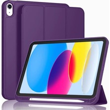 Nettech Apple iPad 10 Nesil 10.9 2022 Uyumlu Flip Prizma Seri Kapaklı Kılıf
