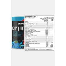 Prime Nutrition Optimus Pre-Workout 490 Gram - Blue Raspberry