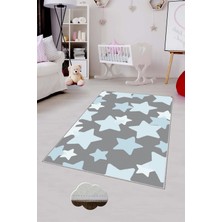 Pelangi Desenli Renkli Dijital Baskılı Yıkanabilir Kaymaz Taban Modern Mutfak Halısı (Süngersiz)