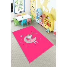 Pelangi Desenli Renkli Dijital Baskı Yıkanabilir Kaymaz Taban Modern Çocuk Halısı ve Yolluk.