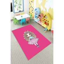 Pelangi Desenli Renkli Dijital Baskı Yıkanabilir Kaymaz Taban Modern Çocuk Halısı ve Yolluk.