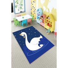 Pelangi Desenli Renkli Dijital Baskı Yıkanabilir Kaymaz Taban Modern Çocuk Halısı ve Yolluk.